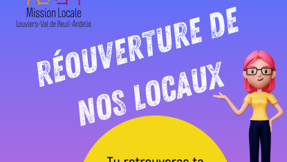 Nous sommes ravis de vous annoncer la réouverture de nos locaux de Val de Reuil après un an de fermeture pour travaux.